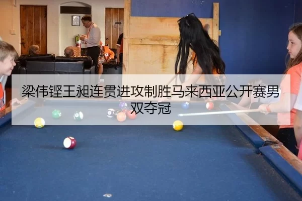 梁伟铿王昶连贯进攻制胜马来西亚公开赛男双夺冠